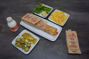 Menü 3 1.5 Tavuk Döner Ayran Cips